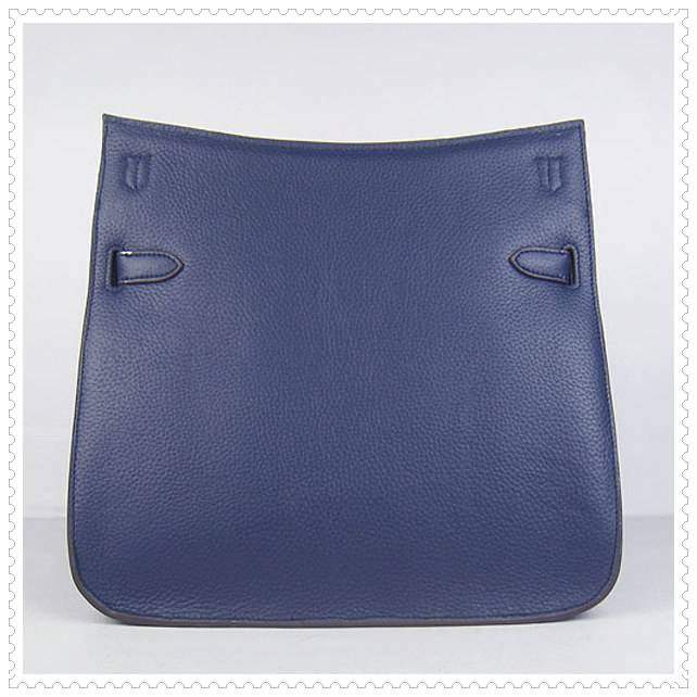 Hermes Jypsiere shoulder bag dark blue with gold hardware - Click Image to Close